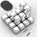 Reusable Stainless Steel Ice Cubes