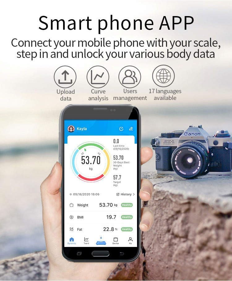 Beiryta Smart Body Composition Scale with App
