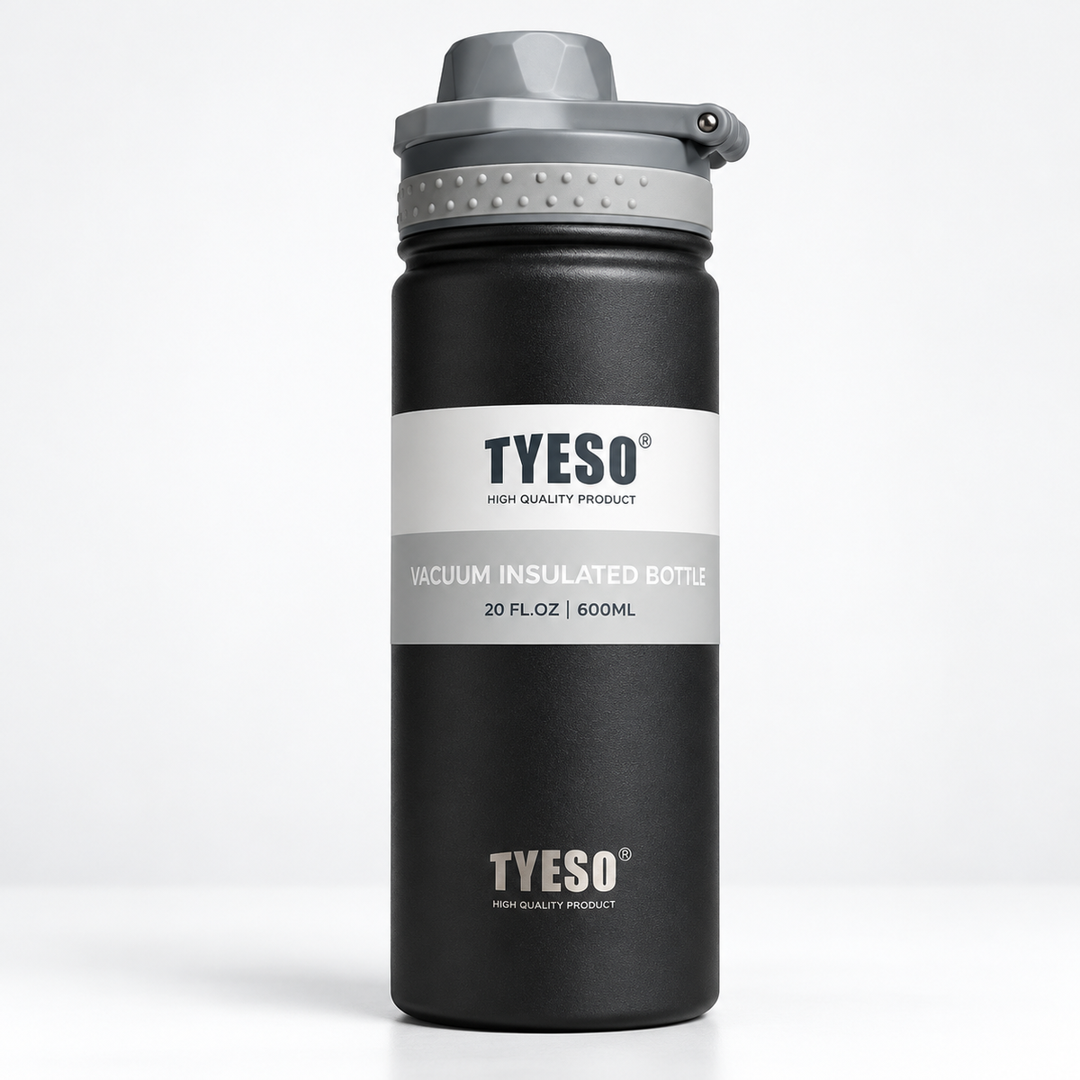TYESO 600ml Vacuum Insulated Bottle with Carry Handle