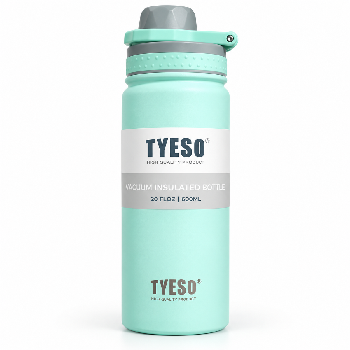 TYESO 600ml Vacuum Insulated Bottle with Carry Handle