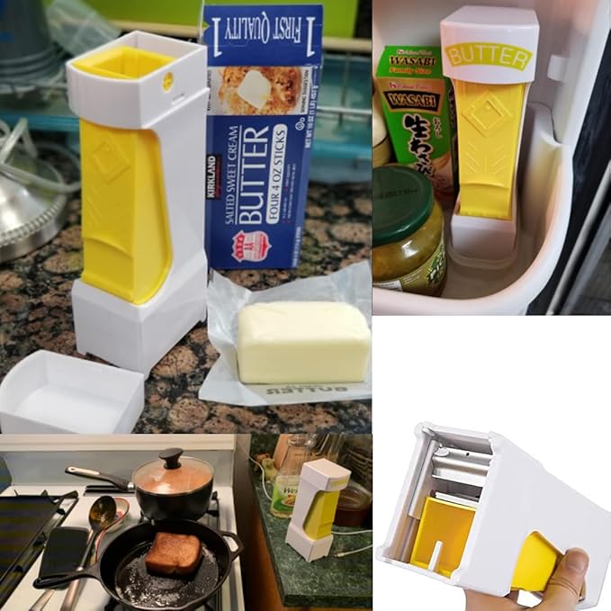 Beiryta Butter Slice Pro showing removable cover, butter holder and slicing mechanism