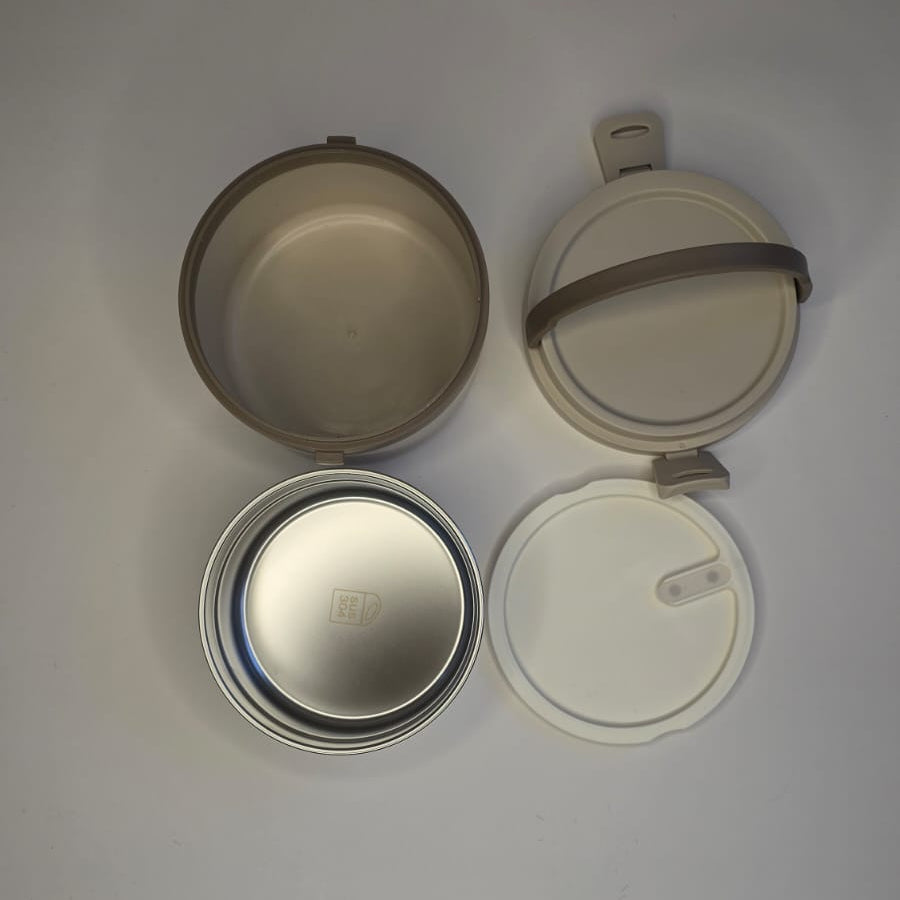 Portable Insulated Lunch Box with Stainless Steel Inner Bowl