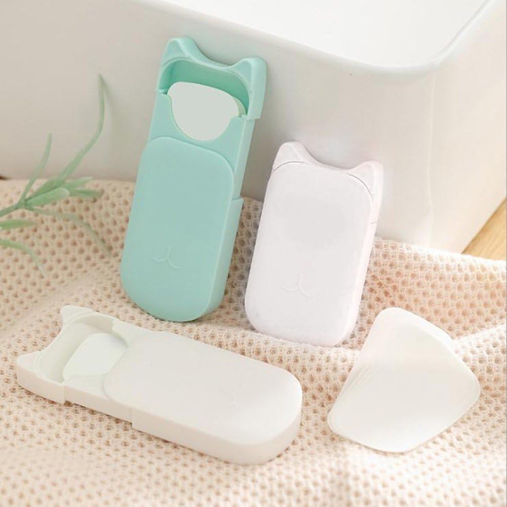 Portable Travel Soap Sheets with Case – 30 Pcs