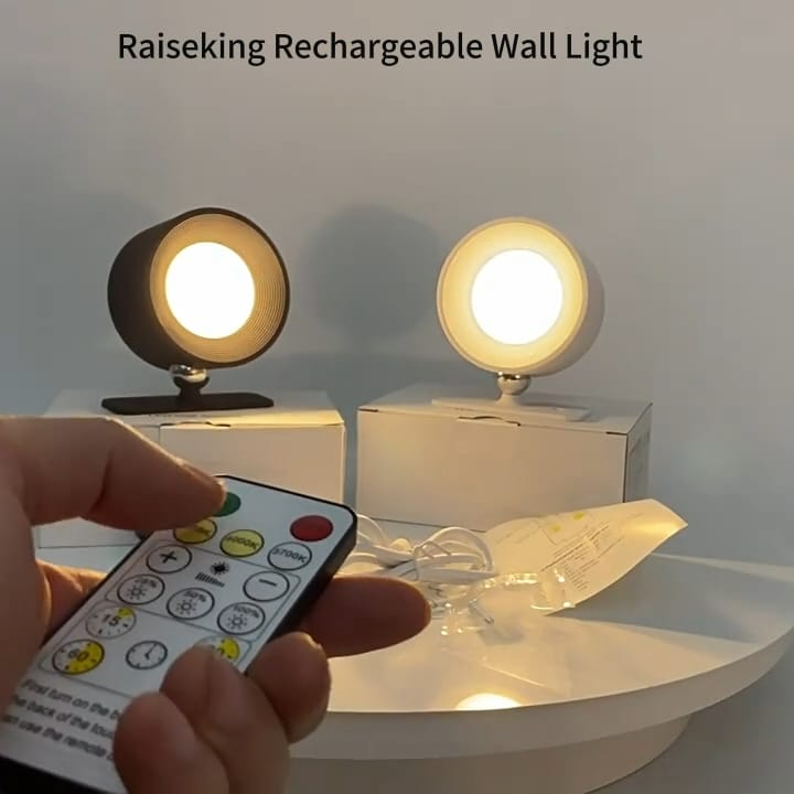 demonstration.jpg
Rechargeable LED wall lights operated using the included remote control