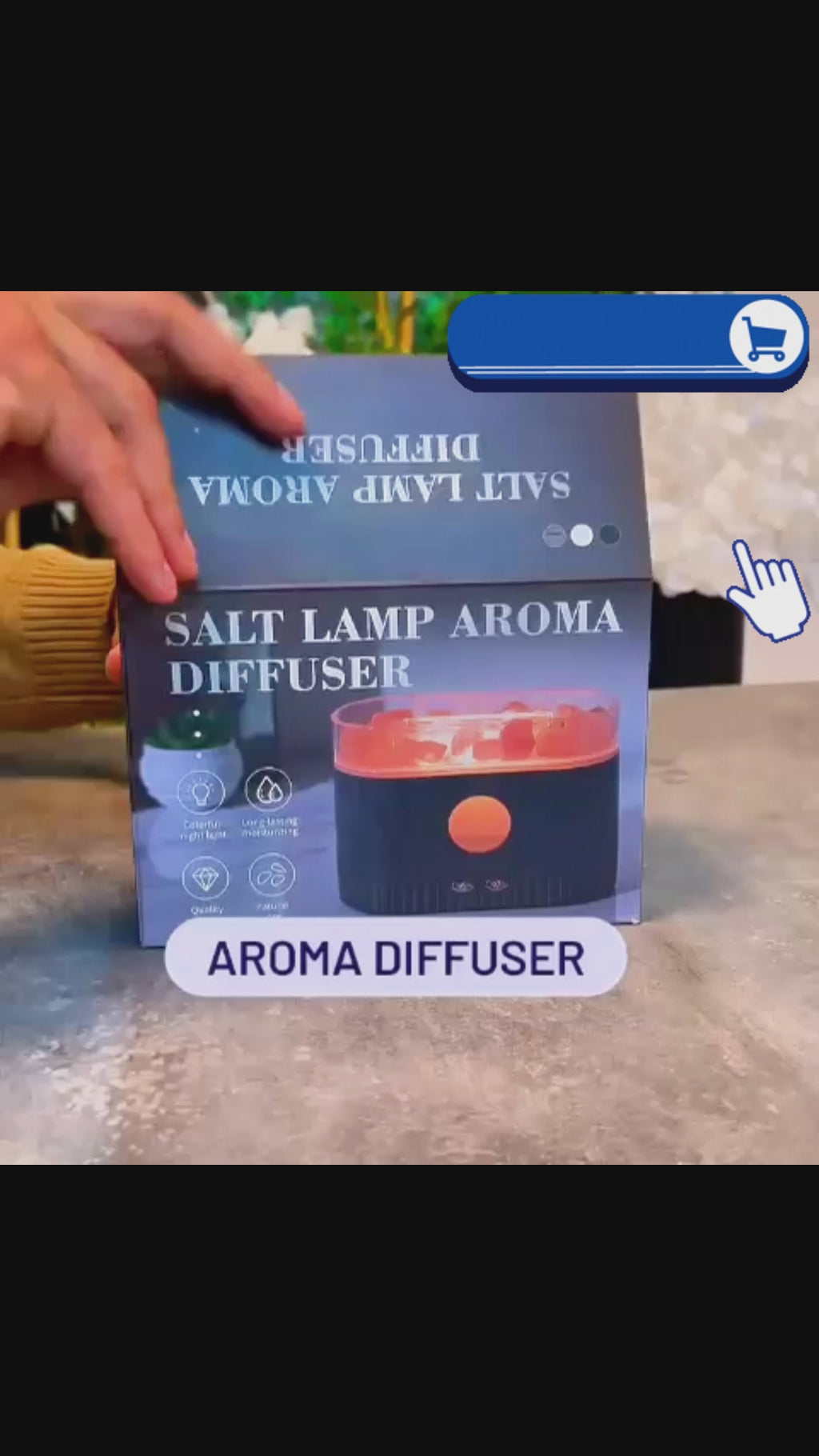 Beiryta Flame-Effect Humidifier & Aroma Diffuser