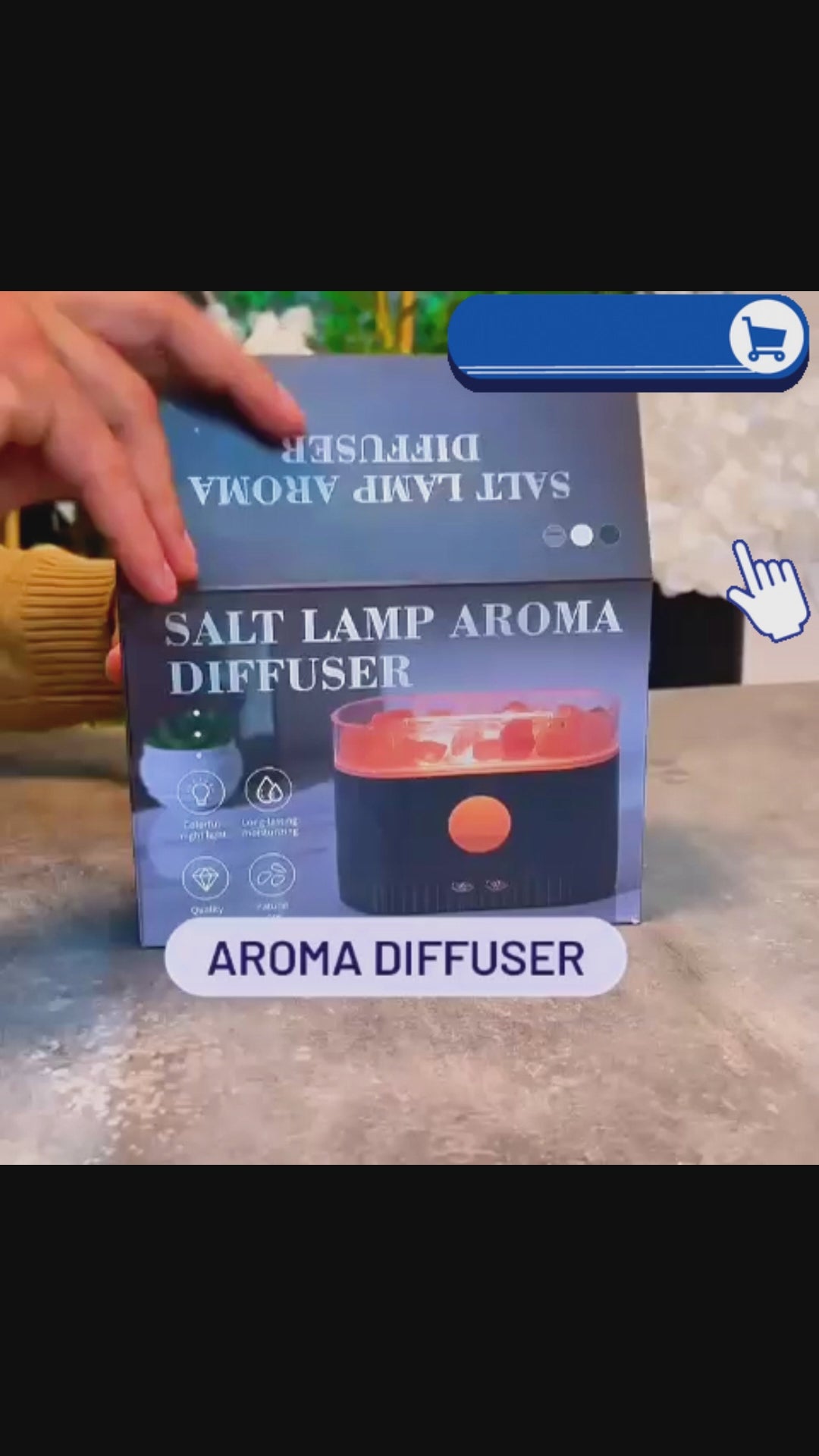 Beiryta Flame-Effect Humidifier & Aroma Diffuser